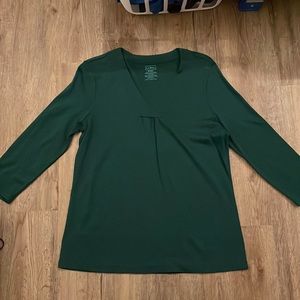 LL Bean 3/4 Sleeve Top